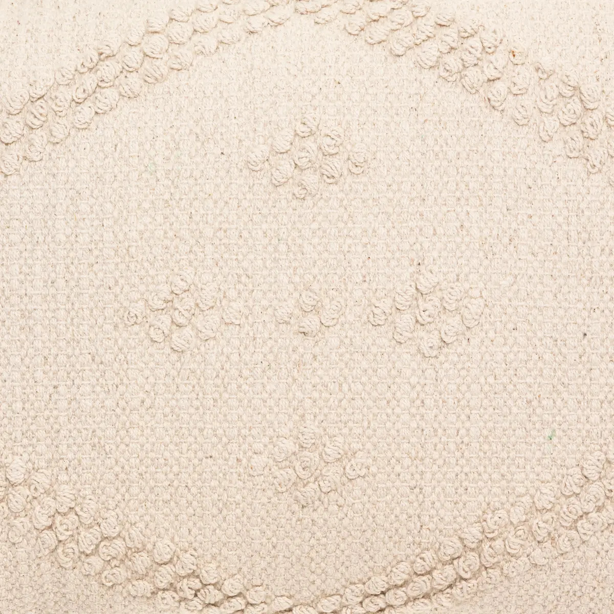 Coussin en coton "Safari" ivoire 38x58 cm