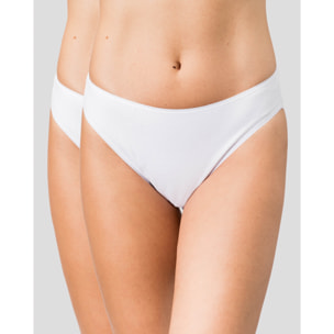 Pack de dos bragas bikini de algodón orgánico