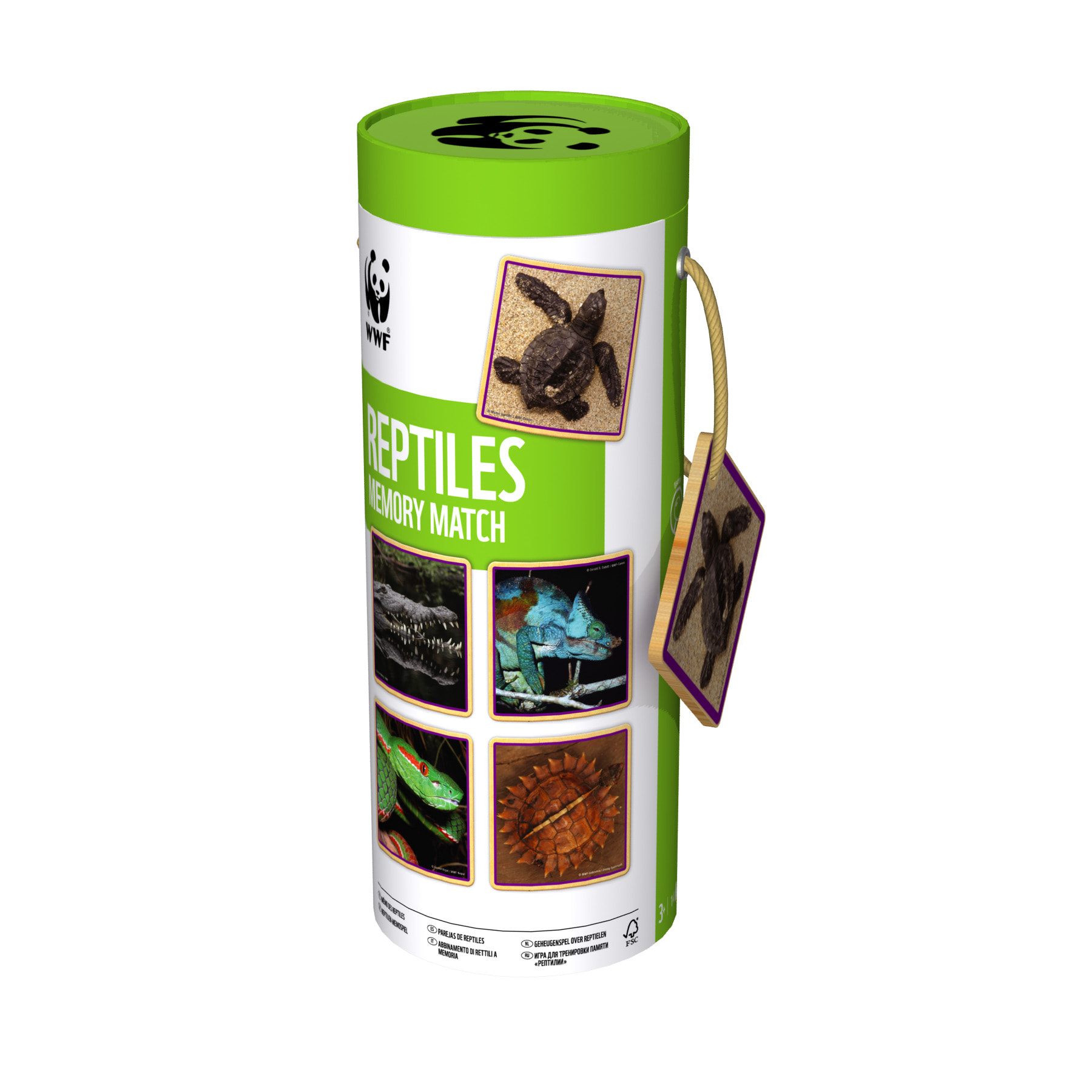 WWF MEMORIA GIGANTE REPTILES