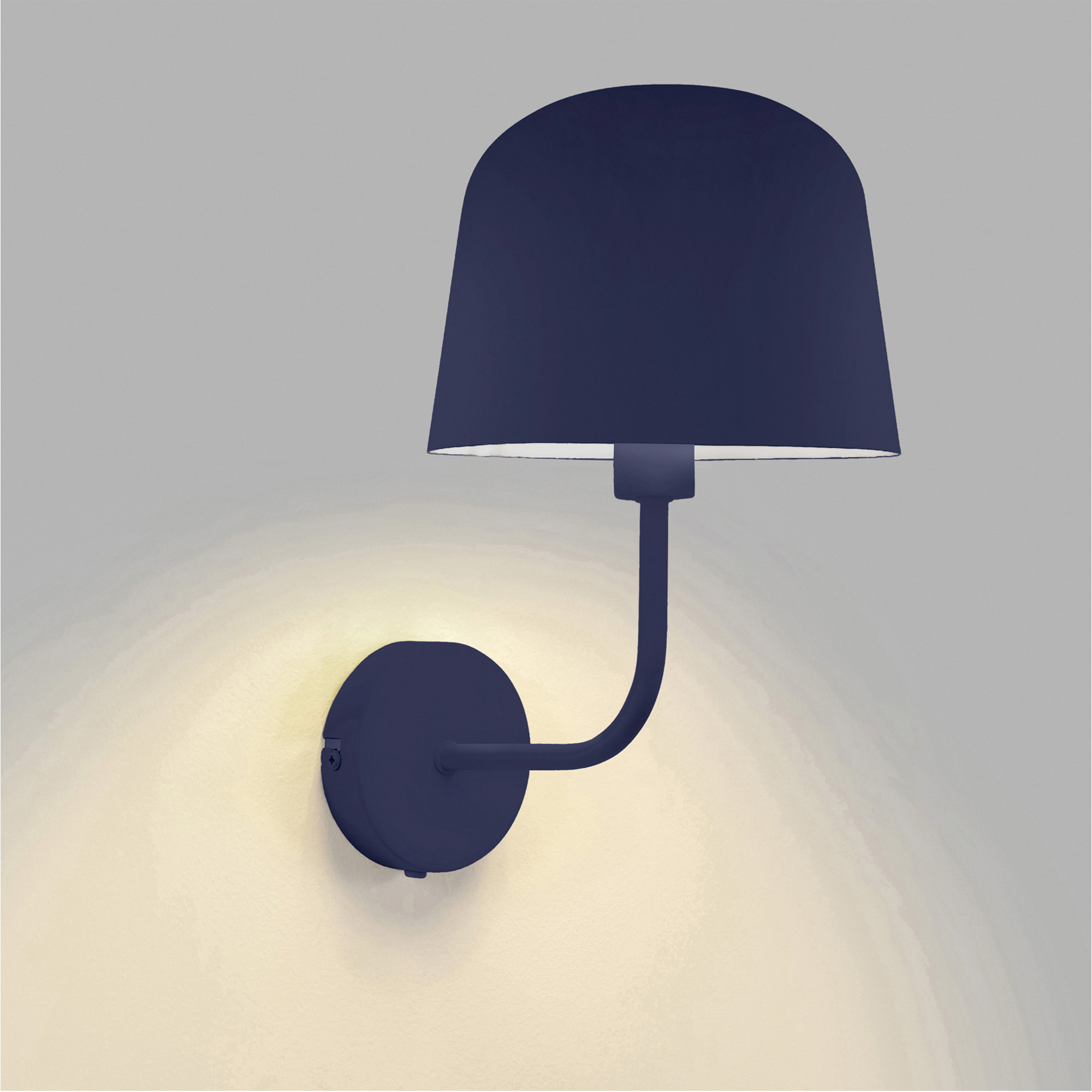 FORLIGHT Fres aplique interior en azul para bombilla E14