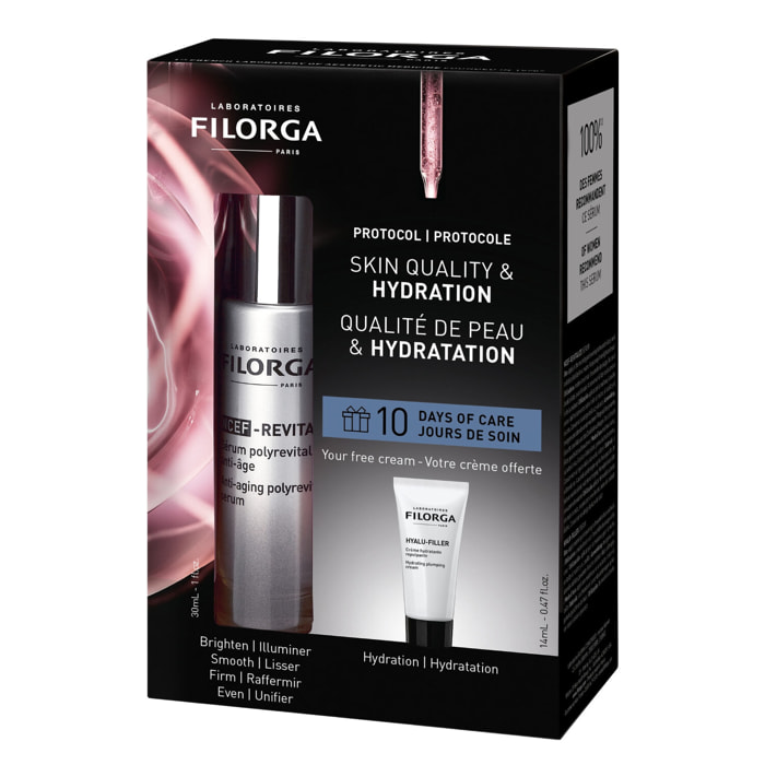 Ncef-Revitalize - Coffret Sérum NCEF-Revitalize 30ml + Mini-Crème Hyalu-Filler 14ml
