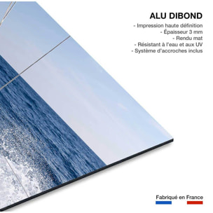 Tableau mer skipper voilier  Tableau alu Dibond