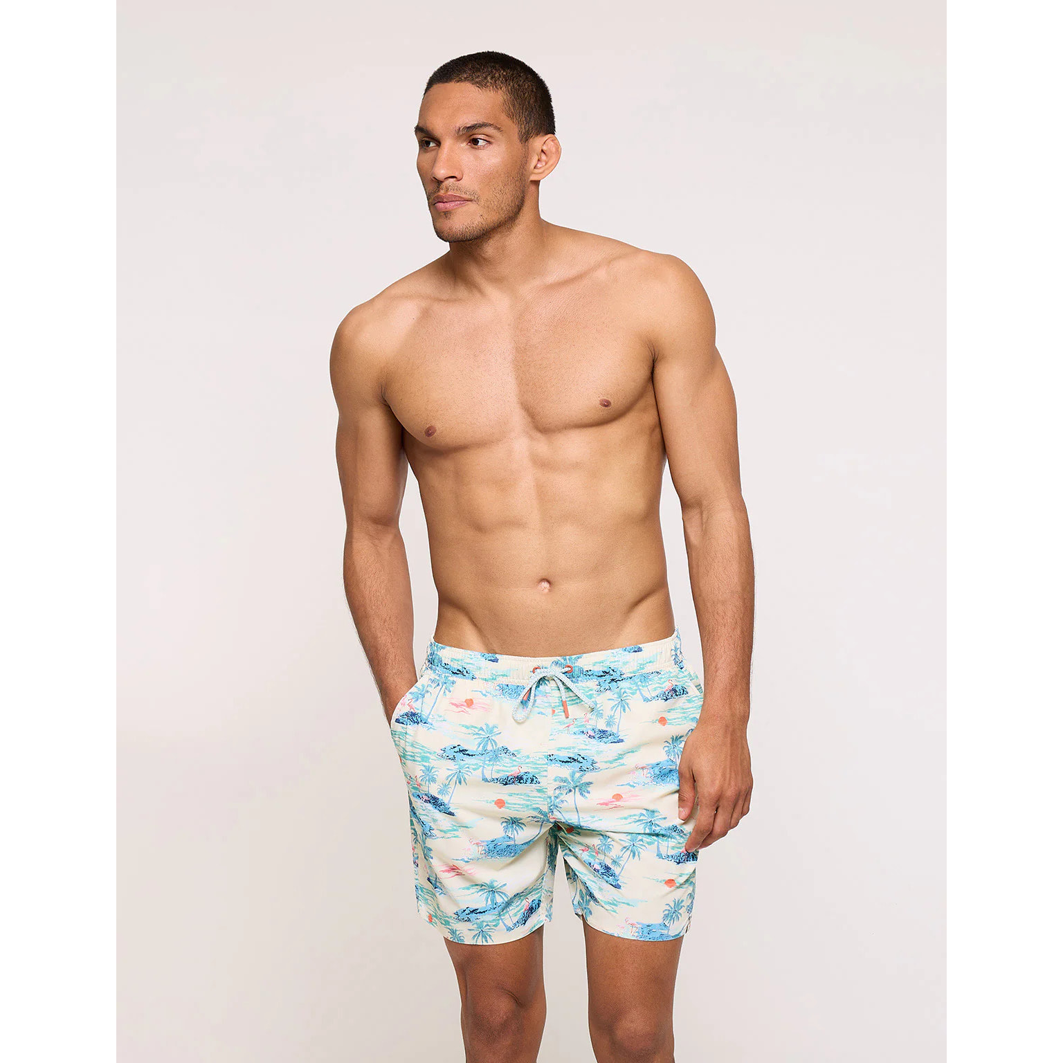 Bañador Estampado Tropical Amarillo - Loso