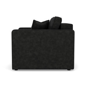 Topaze - fauteuil en simili - Noir