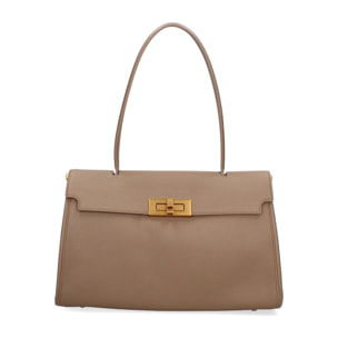 Borsa a mano da donna Made in Italy - Modello Fiorenza Lux - 100% pelle - 33.0 x 20.0 x 9.0 cm