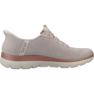 Sneakers De  Mujer Slip - Ins Arch Fit Summits Soft Rosa
