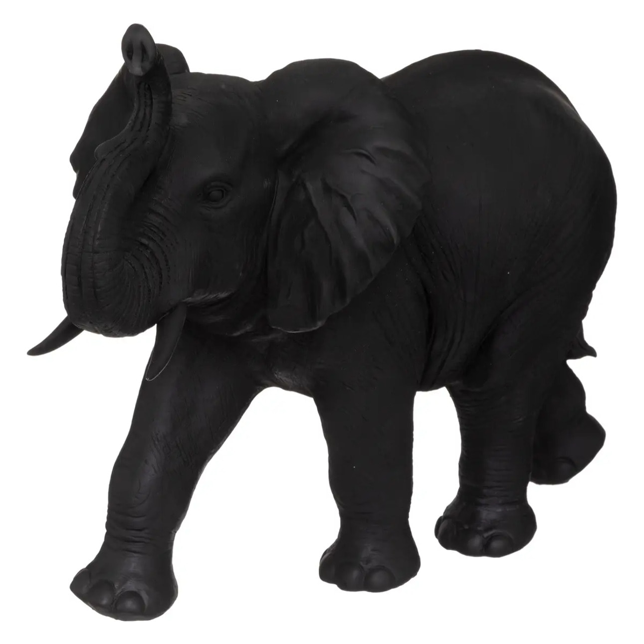 Statuette éléphant - gris - résine H52 cm