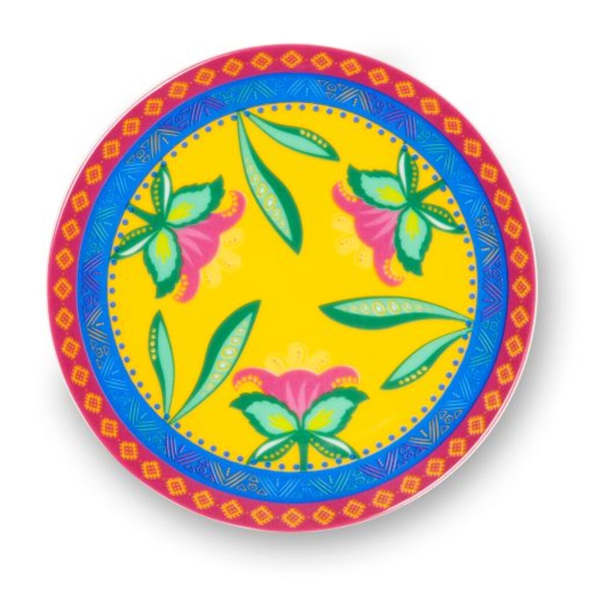 Set de 6 assiettes apéritif en porcelaine Excelsa – Gipsy Soul, multicolore