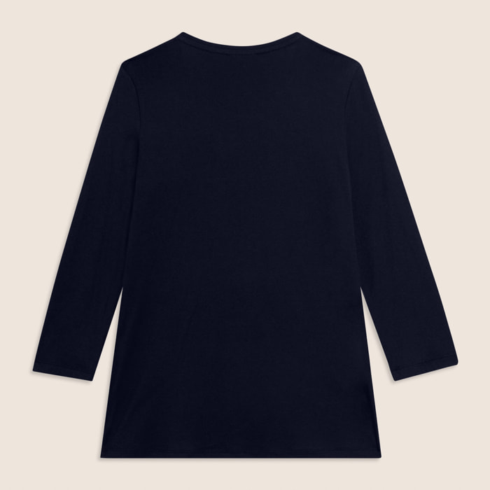 T-shirt manica 3/4 "Authentic" con logo FREDDY in strass