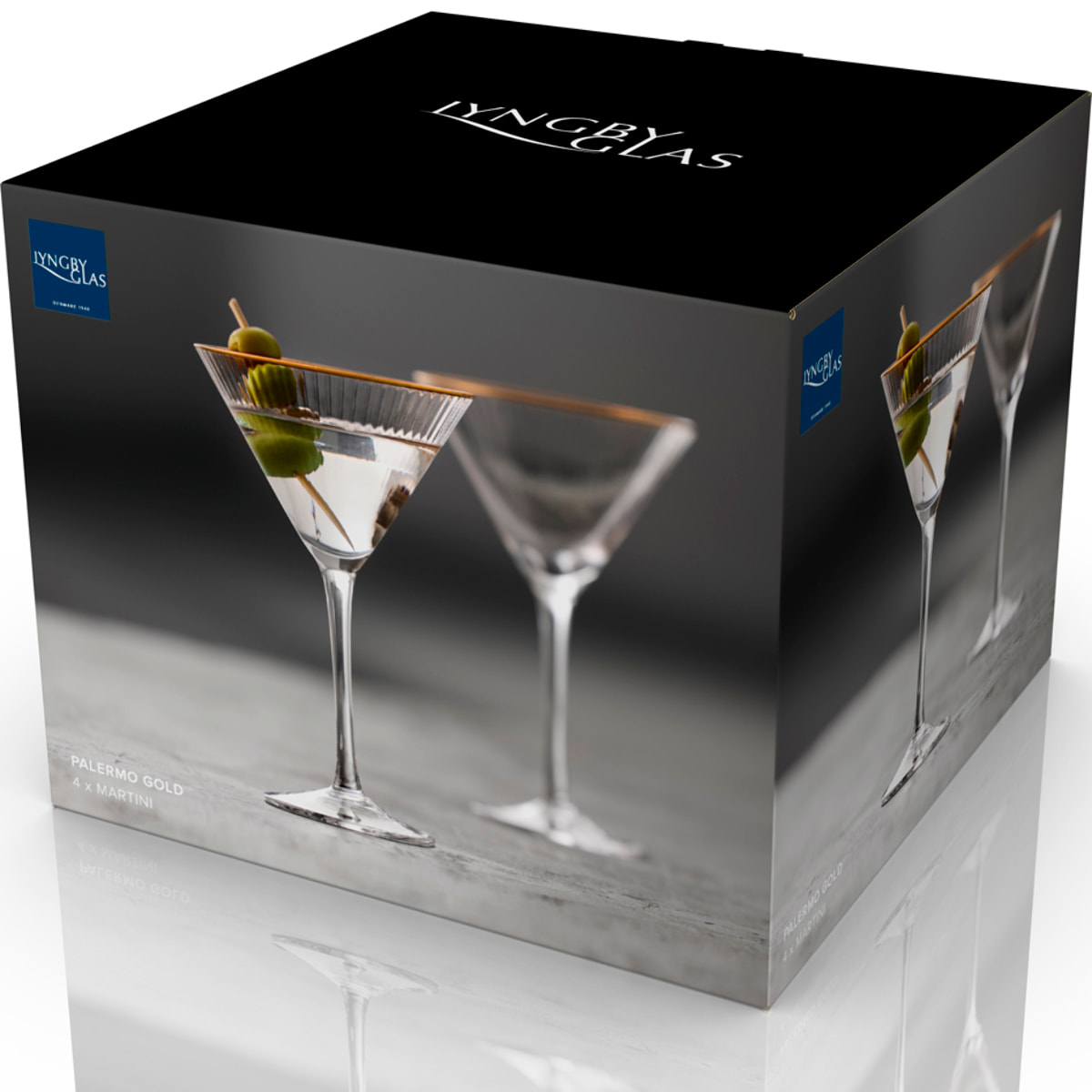 Verre à martini Palermo Gold