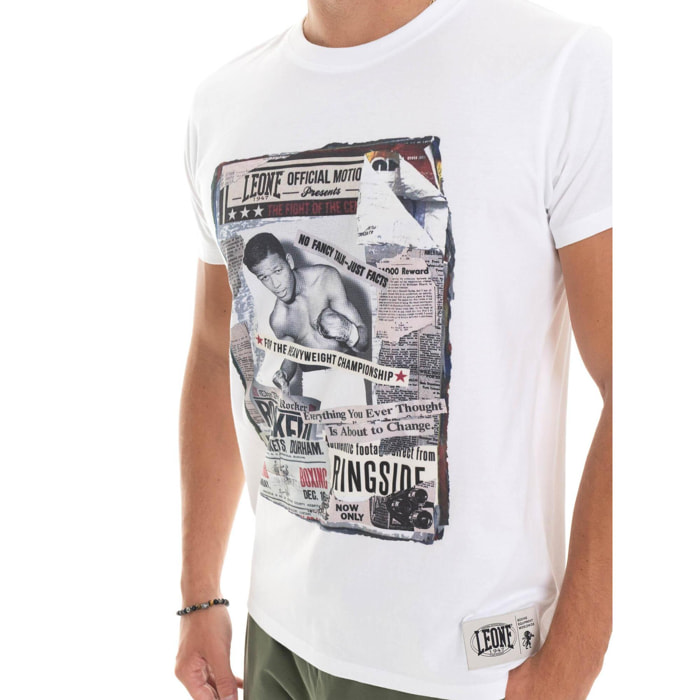 Camiseta de hombre Leone 1947 Apparel con estampado llamativo. Estilo urbano deportivo.