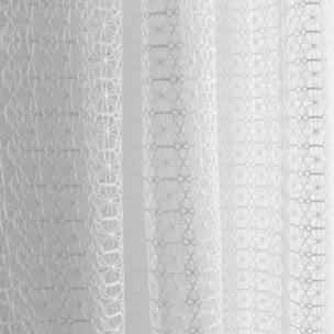 Voilage élégant floral - Blanc
