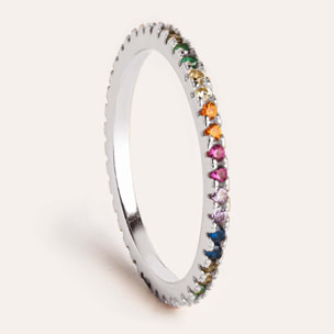 Anillo Cleo Colors Plata