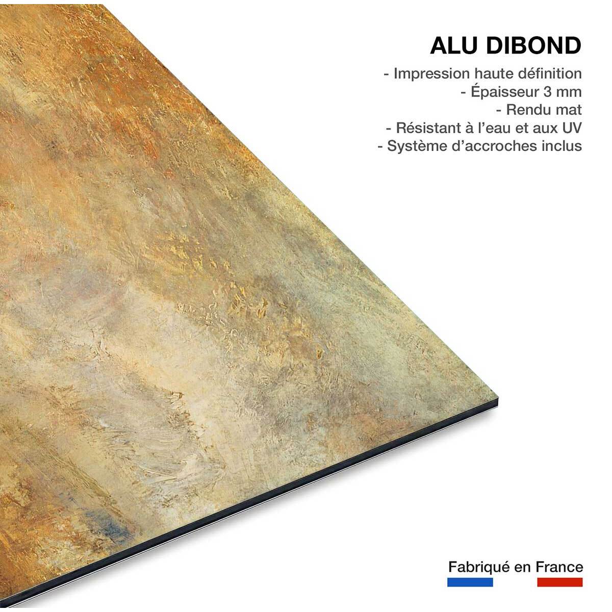 Tableau célèbre de Joseph Mallord William Turner Tableau alu Dibond