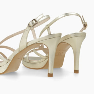 SANDALIAS DORADAS LODIN