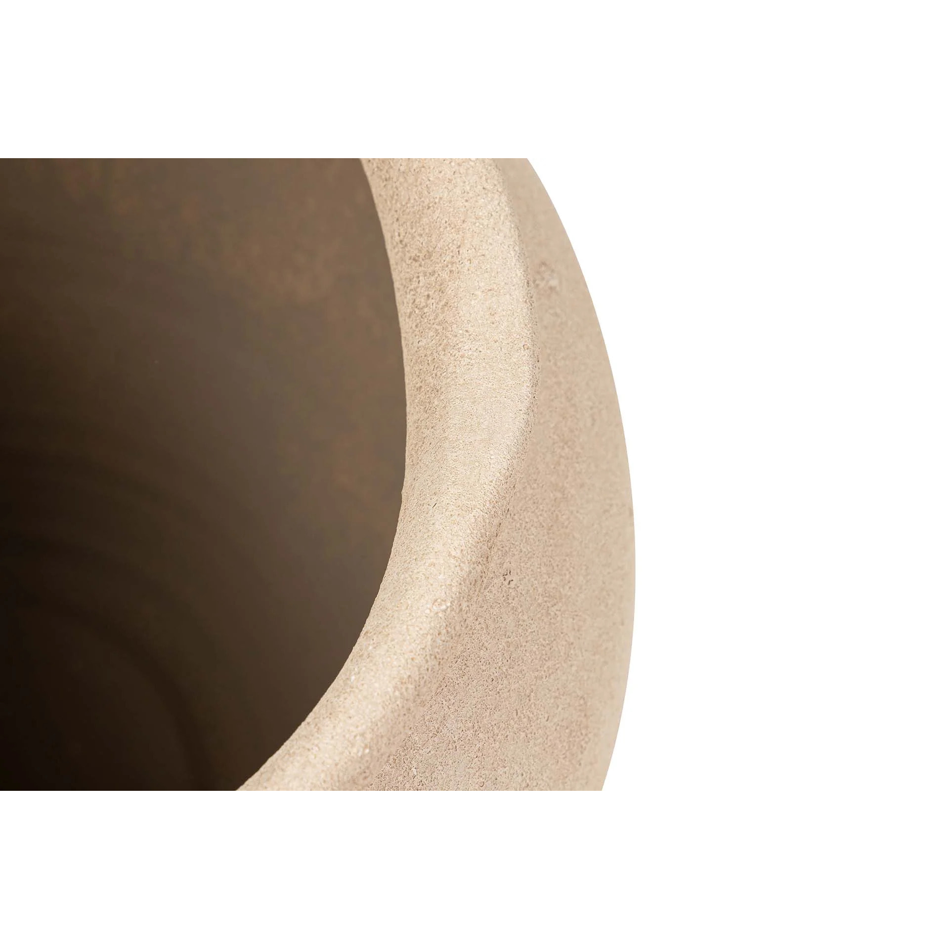 Macetero Ceramica Marron 39x39x38 Cm