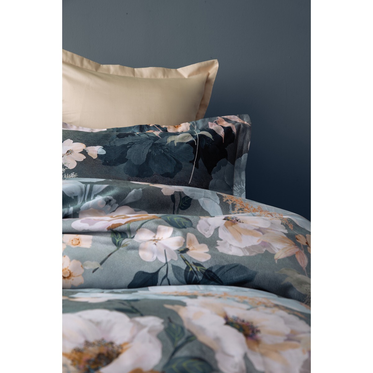 Parure housse de couette et taies oreiller 100% Satin de Coton imprimé