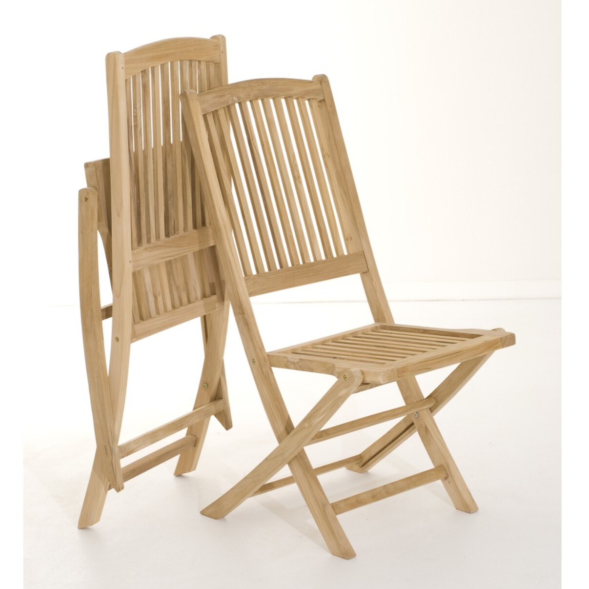 FUN - SALON DE JARDIN EN BOIS TECK 10/12 pers. - 1 Table rectangulaire extensible 200/300*120cm et 8 chaises