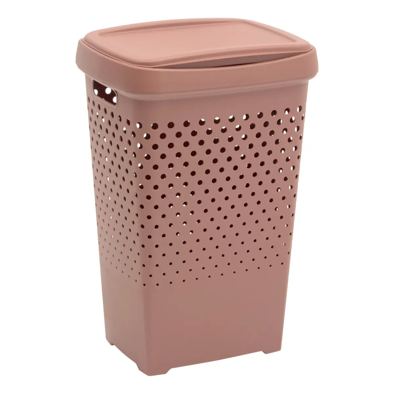 Coffre à linge Tila 70L H.65cm rose