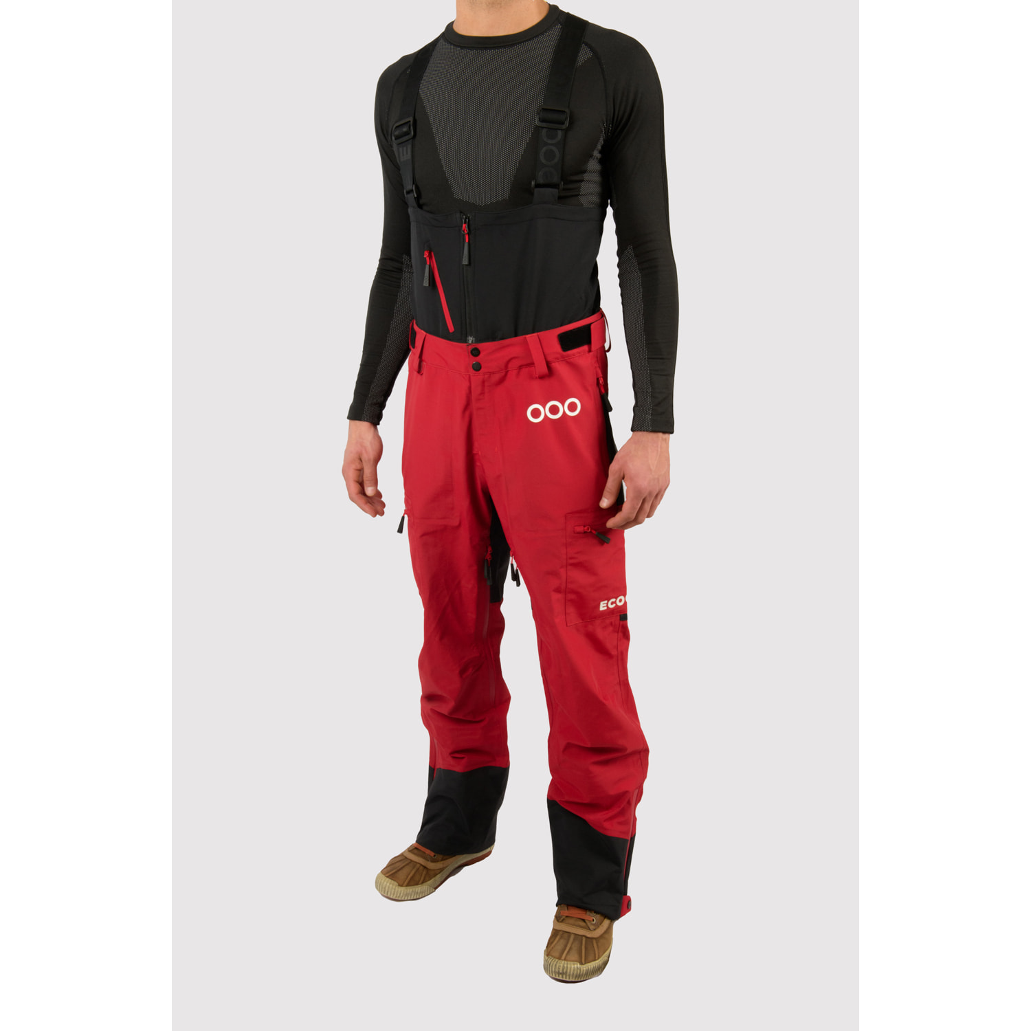 Pantalones ECOExplorer Pants Men marca ECOON - Rojo