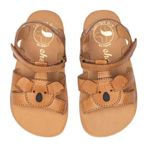 SANDALIA BAREFOOT CUERO - KOALA TOQUE RÚSTICO