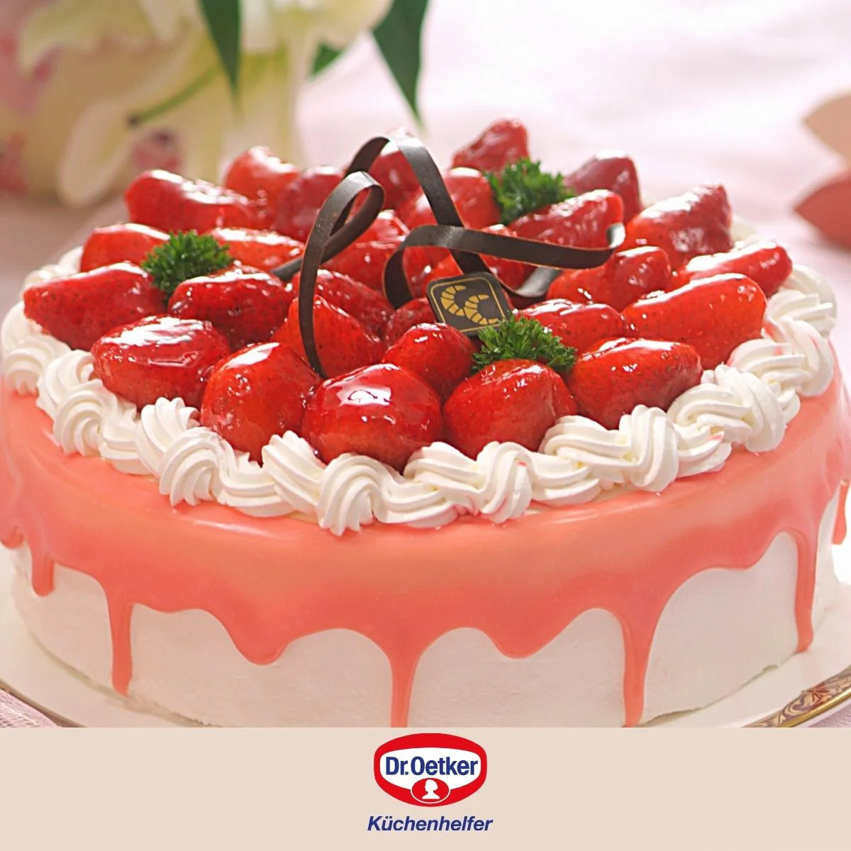 Moule à manqué fond amovible 28 cm Dr Oetker Back Liebe