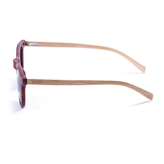 GAFAS DE SOL OCEAN LIZARD WOOD de color Marron