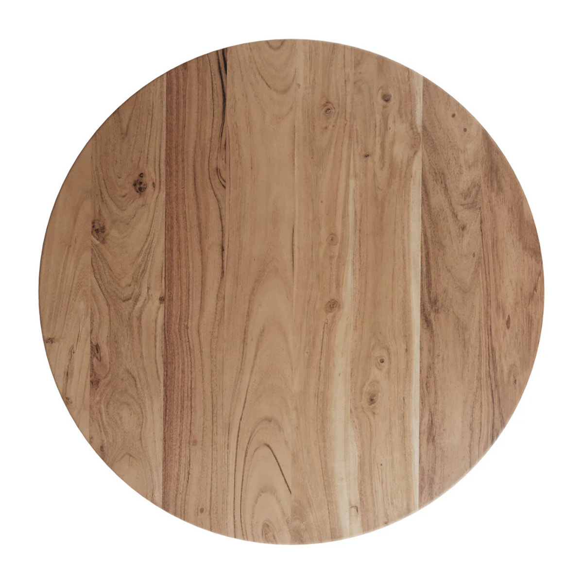 Table basse ronde en bois clair d'acacia D80 cm - Képès