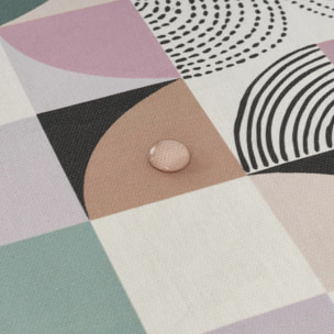 Nappe ronde en résine anti-taches Anna Malva