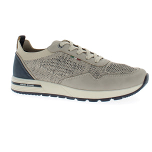 Armata di Mare Scarpe Uomo Sneakers Casual Stringate con Soletta Rimovibile in Memory Foam AMU S25L700 Beige