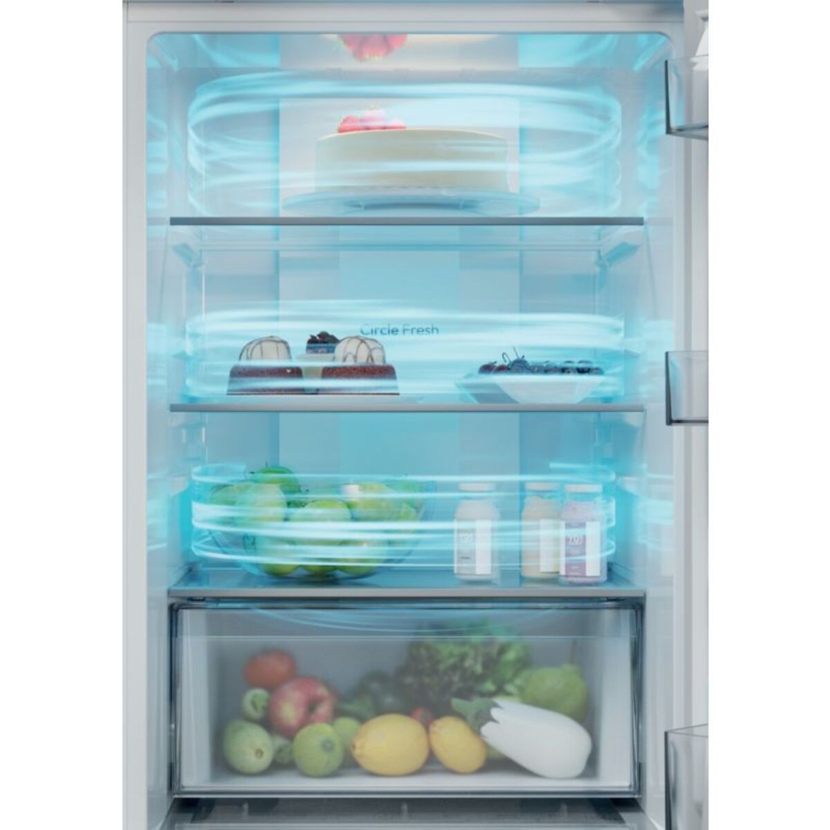 Réfrigérateur combiné encastrable ROSIERES RNBQT3518E