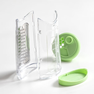 Grattugia con Contenitore e Coperchio Dispenser 3 in 1 Cheezy InnovaGoods