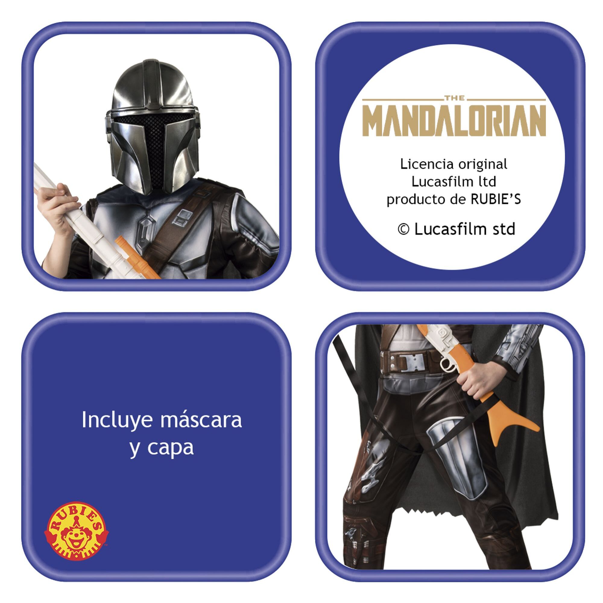 DISFRAZ MANDALORIAN DELUXE INF