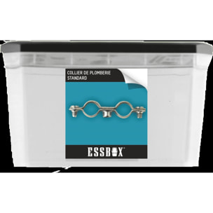 Collier de plomberie ESSBOX SCELL-IT Double standard Ø18 mm - Ø7 mm x 150 mm - Boite de 50 - EX-93211118