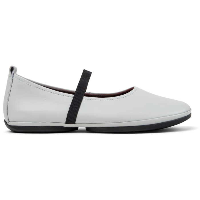 Bailarinas - CAMPER Right Nina - Gris - Cuero liso