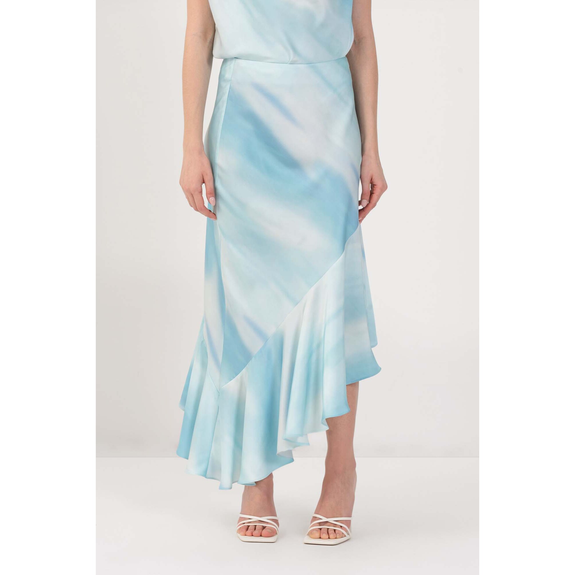 Kocca - Gonna elegante con volant Donna