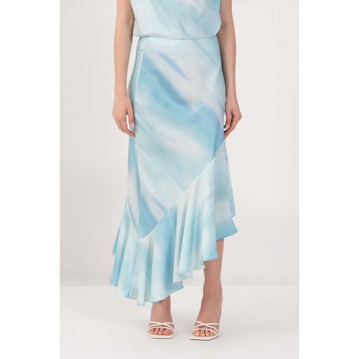 Kocca - Gonna elegante con volant Donna