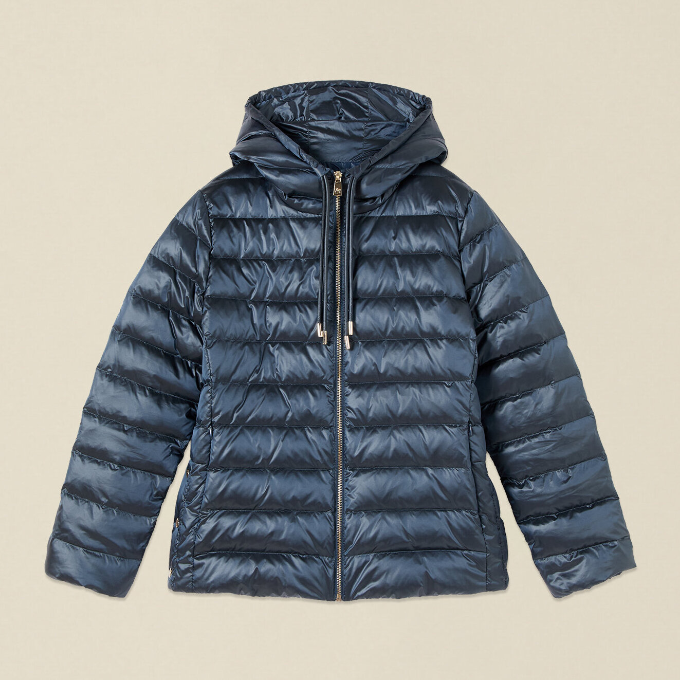 Oltre - Plumífero ligero con capucha - Azul