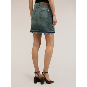 Motivi - Minifalda de denim - Light - blue