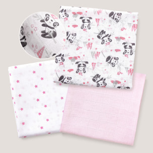 Gasas Pack 3ud. Panda