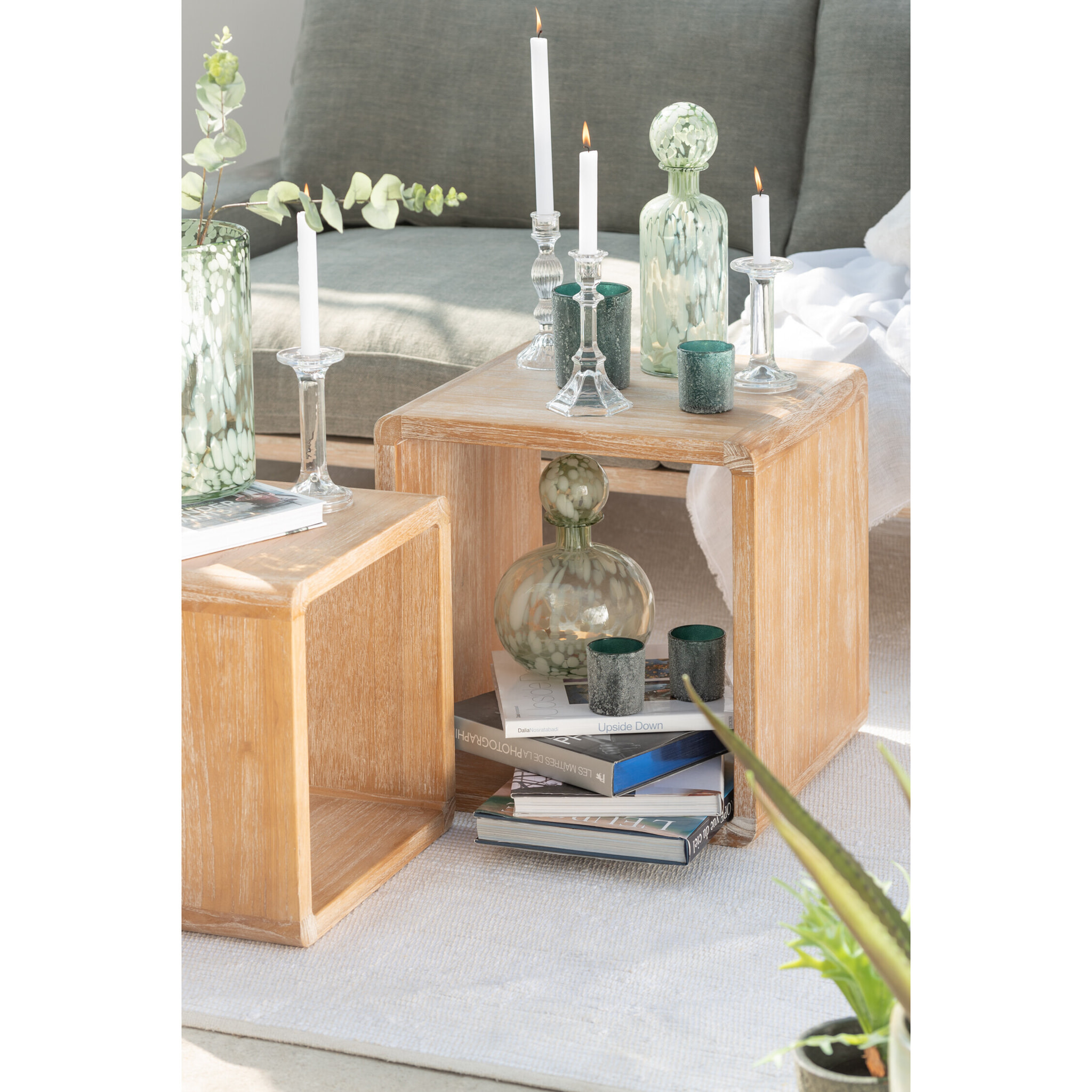 J-Line chandelier Bol - verre - transparent - large
