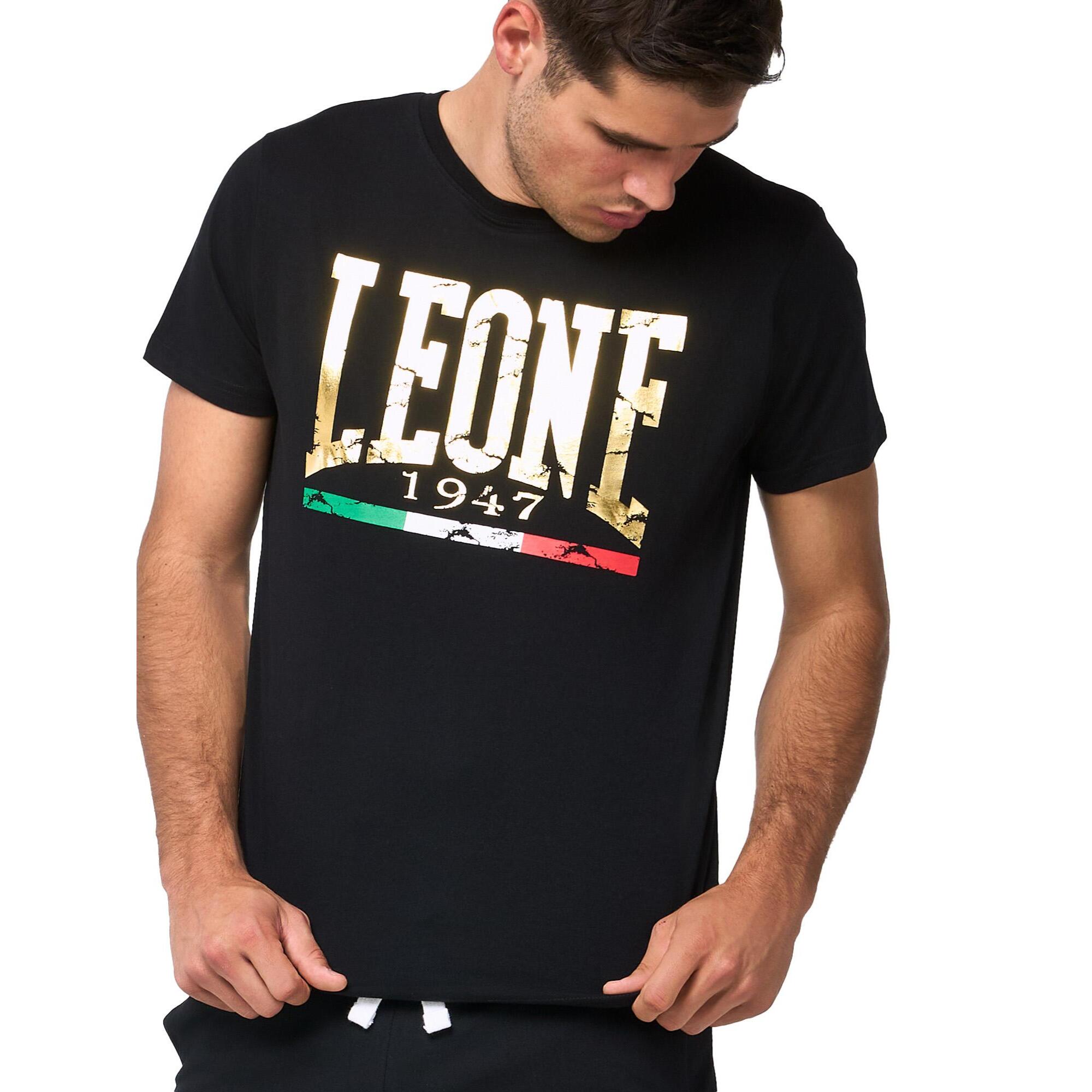 Completo set da uomo composto da t-shirt e pantaloncini vintage Leone Basic