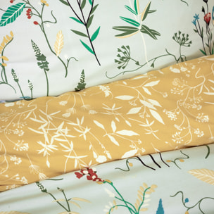 Parure de couette 3pcs microfibre florissane