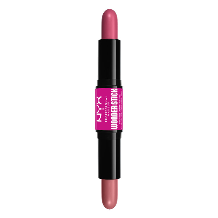 NYX Professional Makeup Wonder Stick Blush Light Peach + Baby Pink