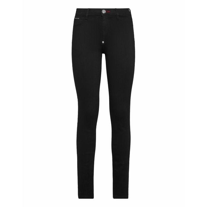 PHILIPP PLEIN Jegging de cintura alta ICONIC PLEIN