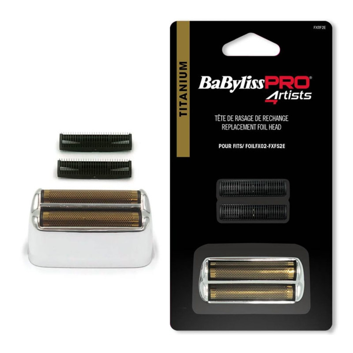 BABYLISS Pro Replacement Titanium Foil + Blades Silver FXFS2E