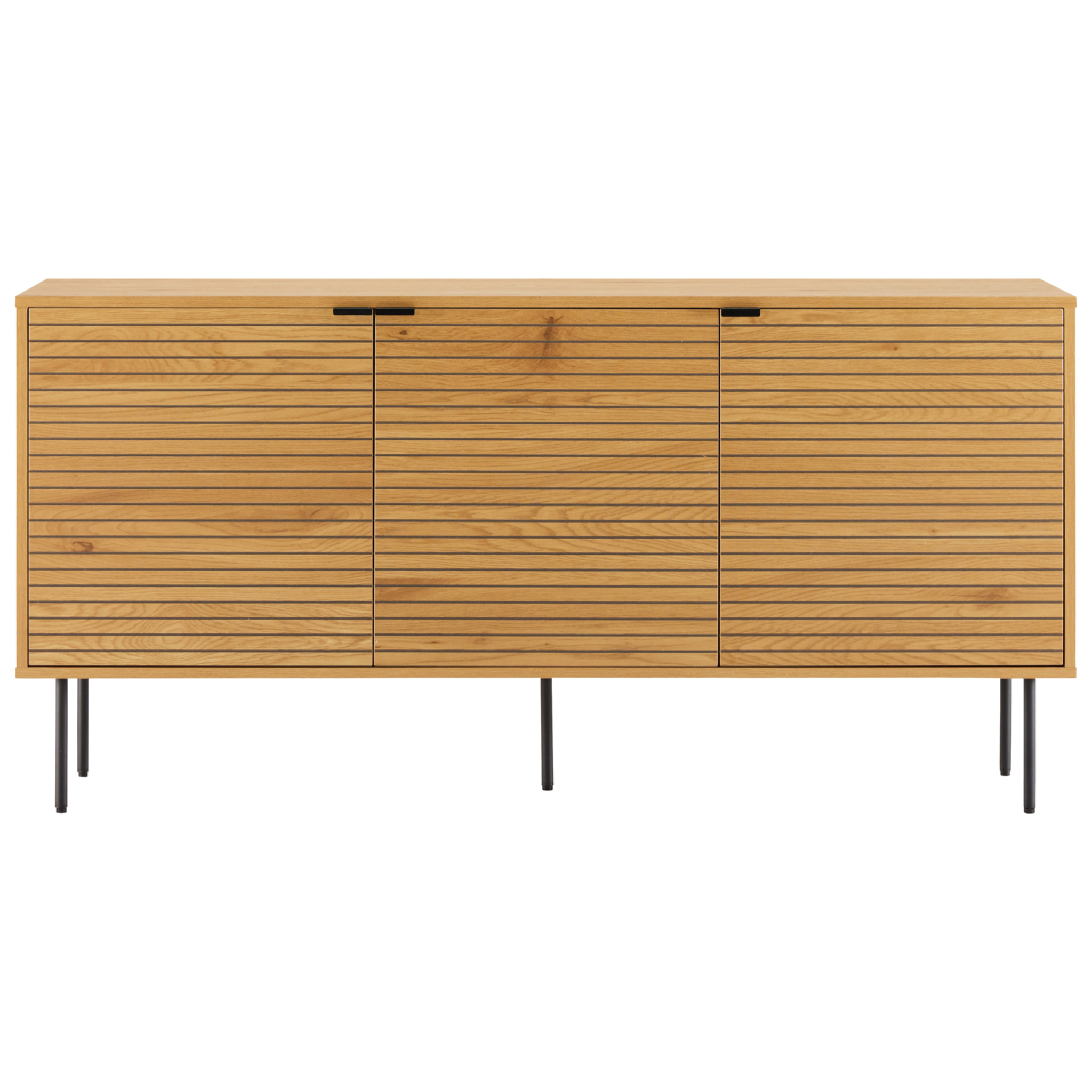Buffet en bois 3 portes 150cm STINNA