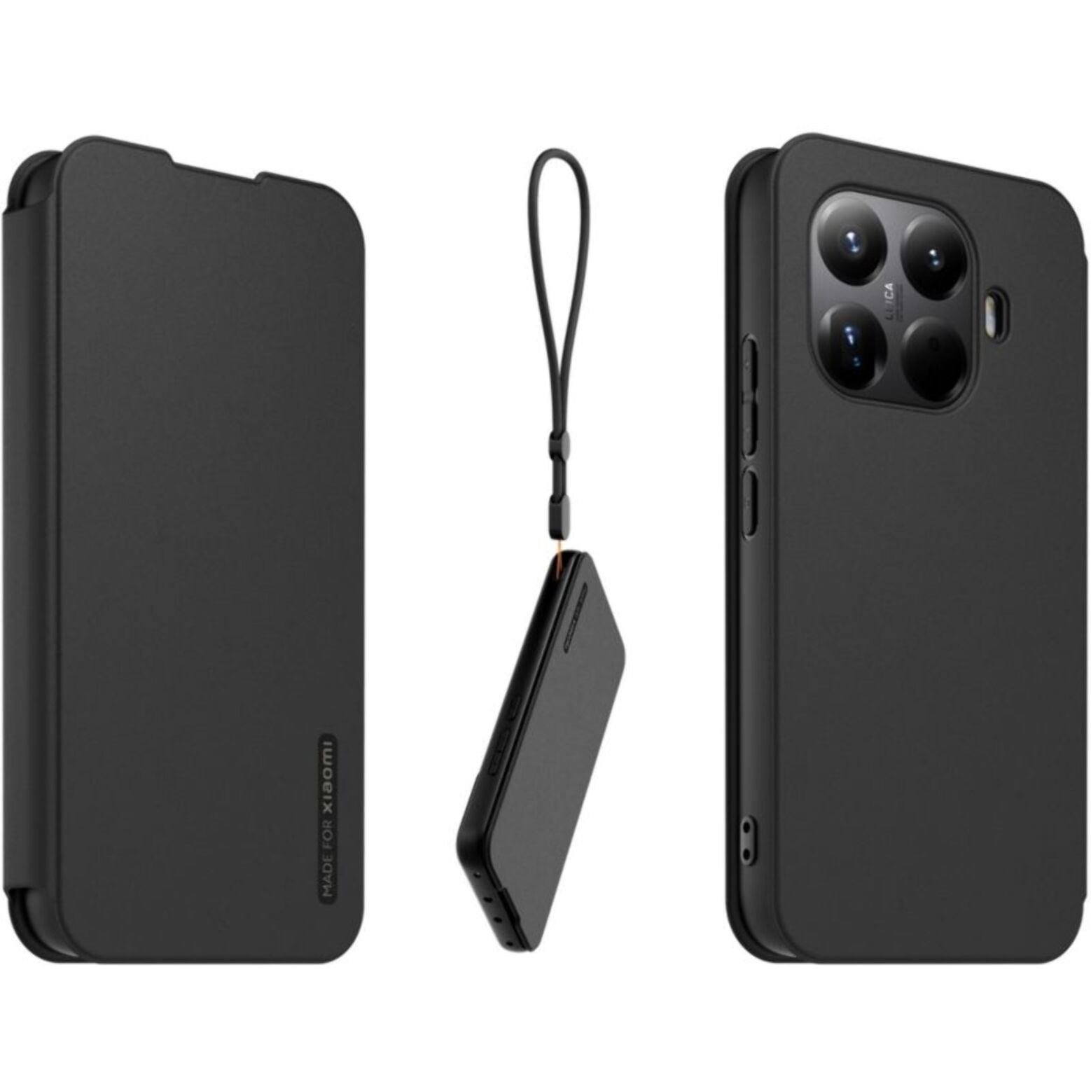 Etui avec cordon MADE FOR XIAOMI Xiaomi 15T Pro premium Noir