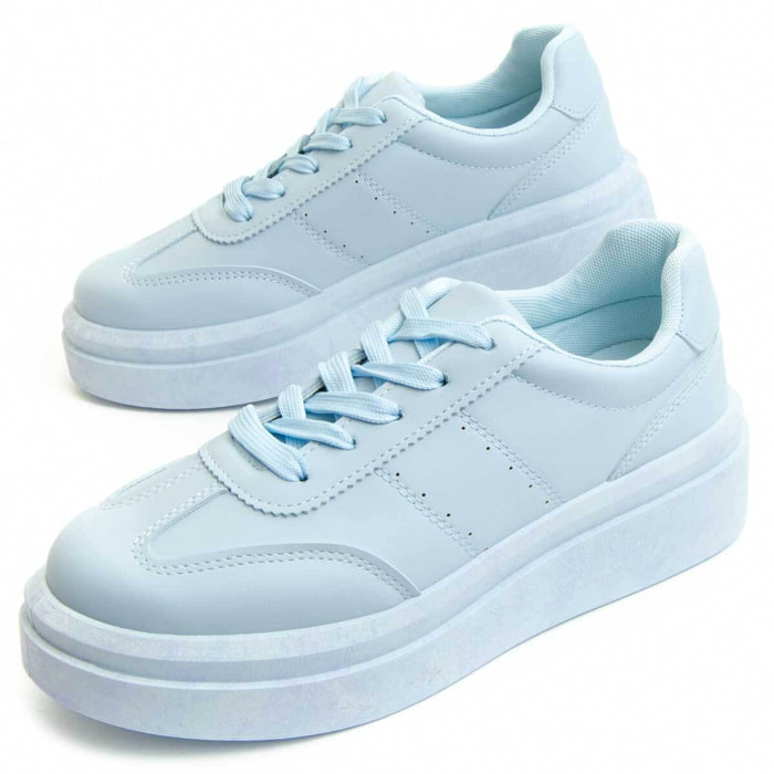 Sneakers - Azul - Altura: 3 cm