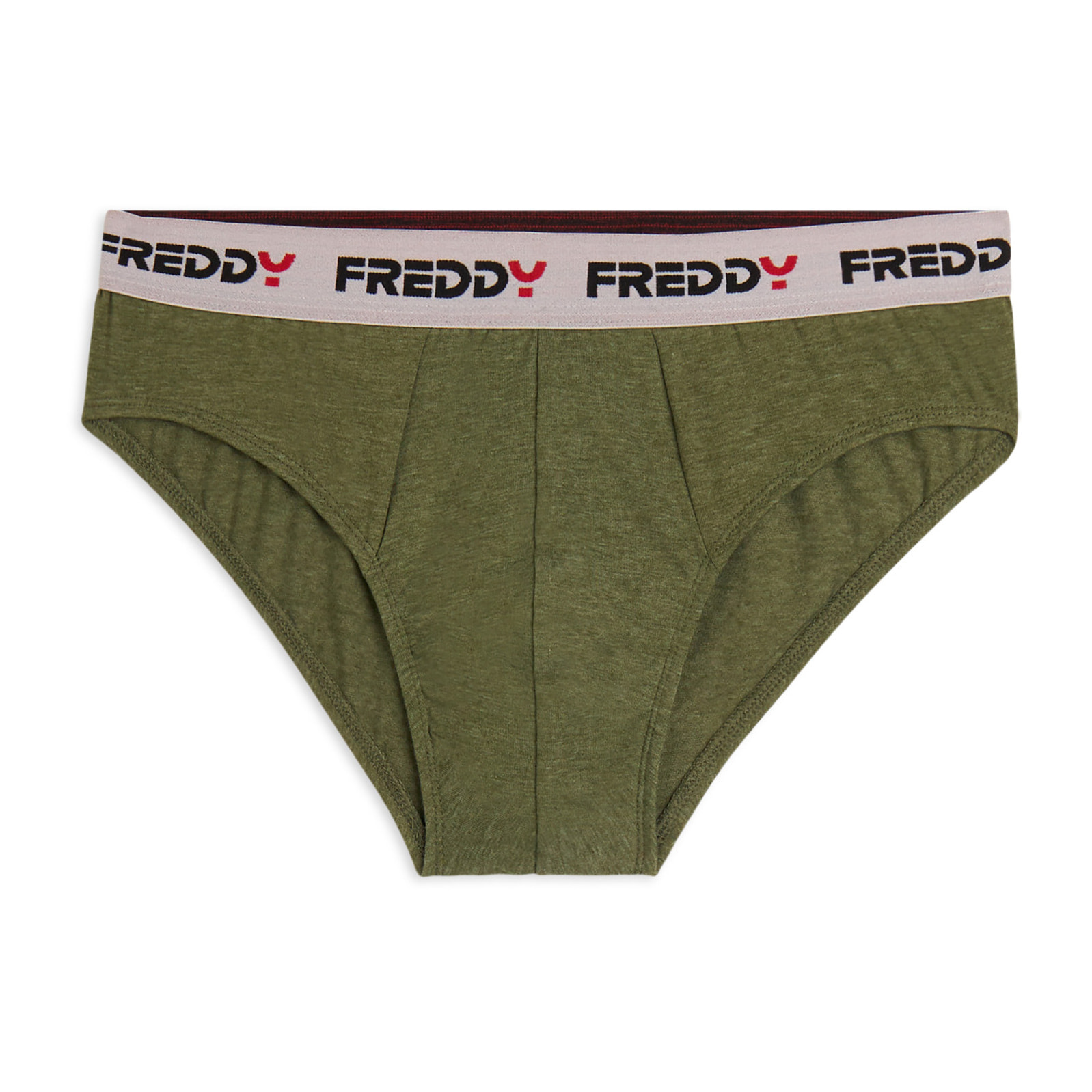 Slip Uomo con Elastico Jacquard a Contrasto e Logo